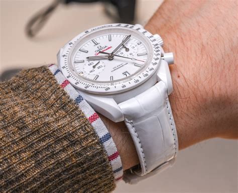 omega speedmaster white side of the moon.